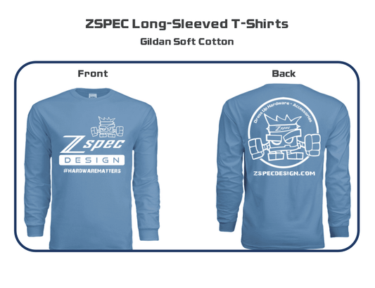 ZSPEC Long-Sleeve Cotton T-Shirt, Light Blue - ZSD-005534-ZSD-005541-ZSD-005558-ZSD-005565-  DRIVEN - 2
