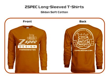 ZSPEC Long-Sleeve Cotton T-Shirt, Burnt Orange - ZSD-392115-ZSD-392122-ZSD-392139-ZSD-392146-  DRIVEN - 2