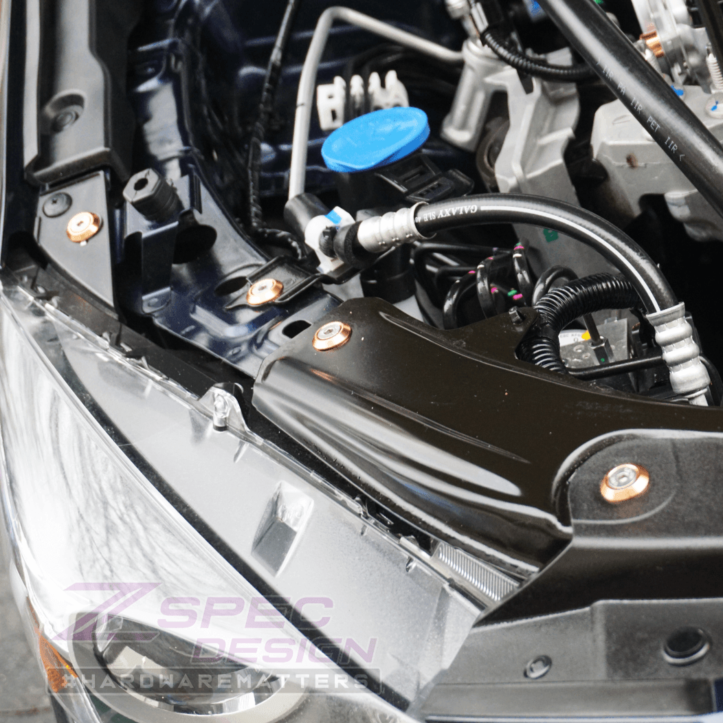 ZSPEC Stage-3 Dress Up Bolts® Fastener Kit for '14-17 Mazda3 2.0L, Stainless & Billet - ZSD-189746-ZSD-189753-ZSD-189760-ZSD-189777-ZSD-189784-  DRIVEN - 13