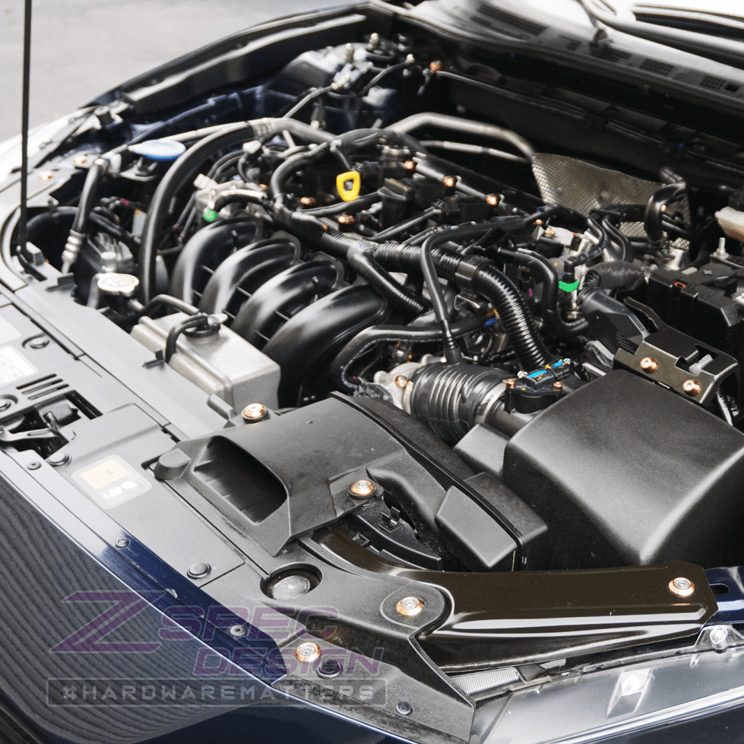 ZSPEC Stage-3 Dress Up Bolts® Fastener Kit for '14-17 Mazda3 2.0L, Stainless & Billet - ZSD-189746-ZSD-189753-ZSD-189760-ZSD-189777-ZSD-189784-  DRIVEN - 15