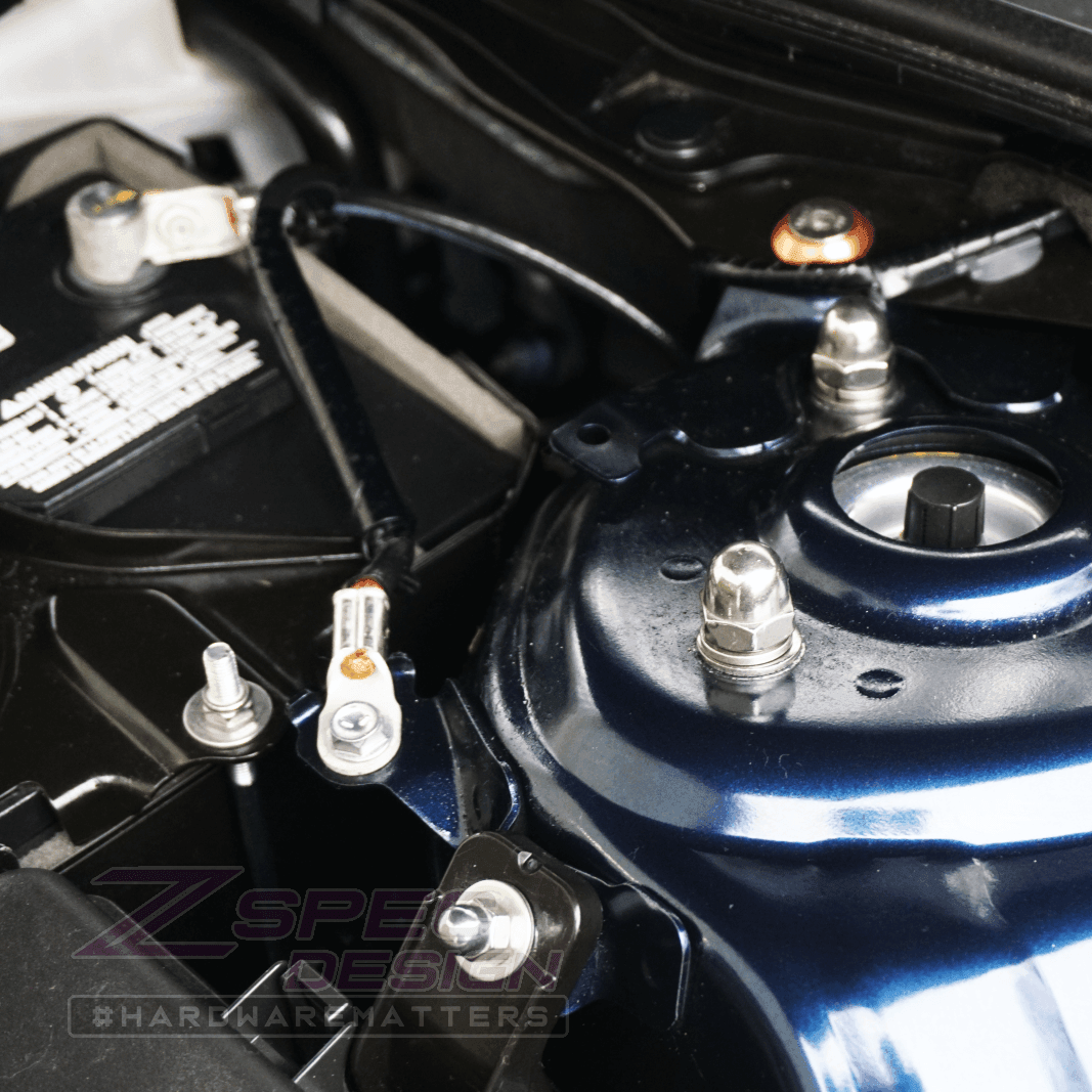 ZSPEC Stage-3 Dress Up Bolts® Fastener Kit for '14-17 Mazda3 2.0L, Stainless & Billet - ZSD-189746-ZSD-189753-ZSD-189760-ZSD-189777-ZSD-189784-  DRIVEN - 17