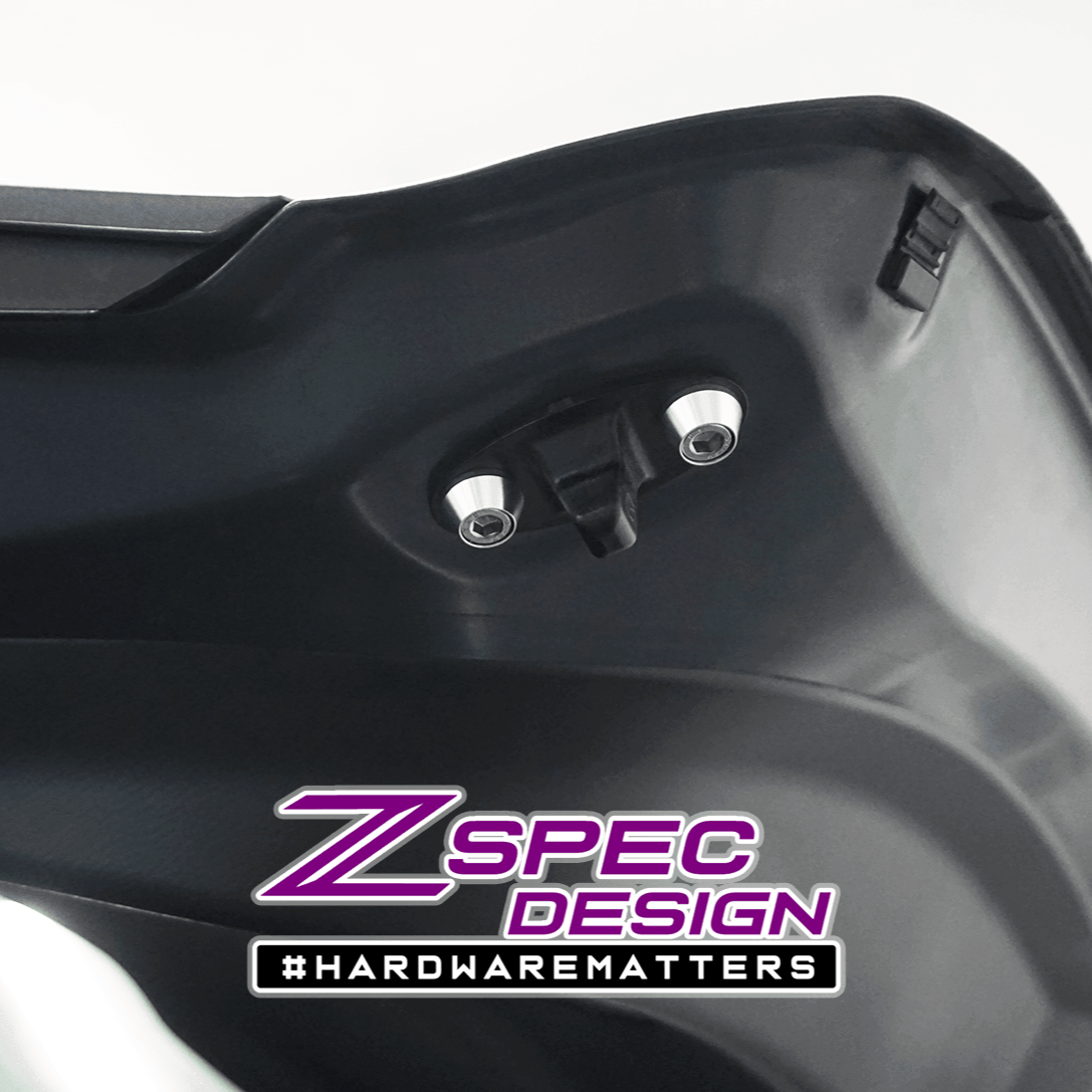 ZSPEC Dress Up Bolts® Hatch/Trunk-Area Fastener Kit for '17-23 Mazda CX-9, Stainless & Billet - ZSD-008757-ZSD-008764-ZSD-008771-ZSD-008788-ZSD-008795-  DRIVEN - 7