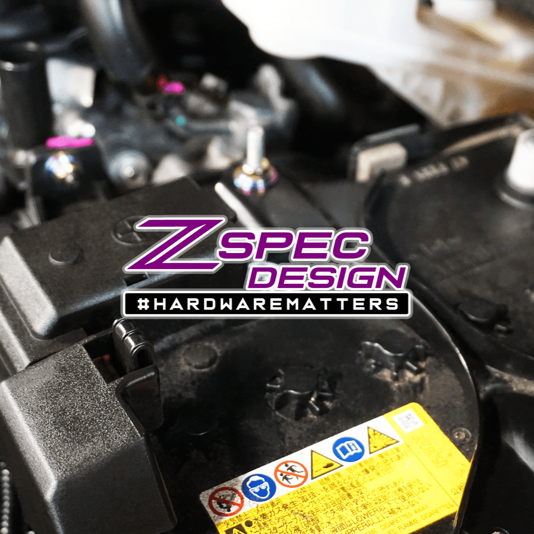 ZSPEC Stage-1 Dress Up Bolts® Fastener Kit for '17-23 Mazda CX-5, Titanium - ZSD-007859-ZSD-007866-ZSD-007873-ZSD-007880-ZSD-007897-  DRIVEN - 7