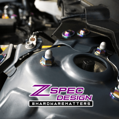 ZSPEC Stage-2 Dress Up Bolts® Fastener Kit for '17-23 Mazda CX-5, Titanium - ZSD-007460-ZSD-007477-ZSD-007484-ZSD-007491-ZSD-007507-  DRIVEN - 9