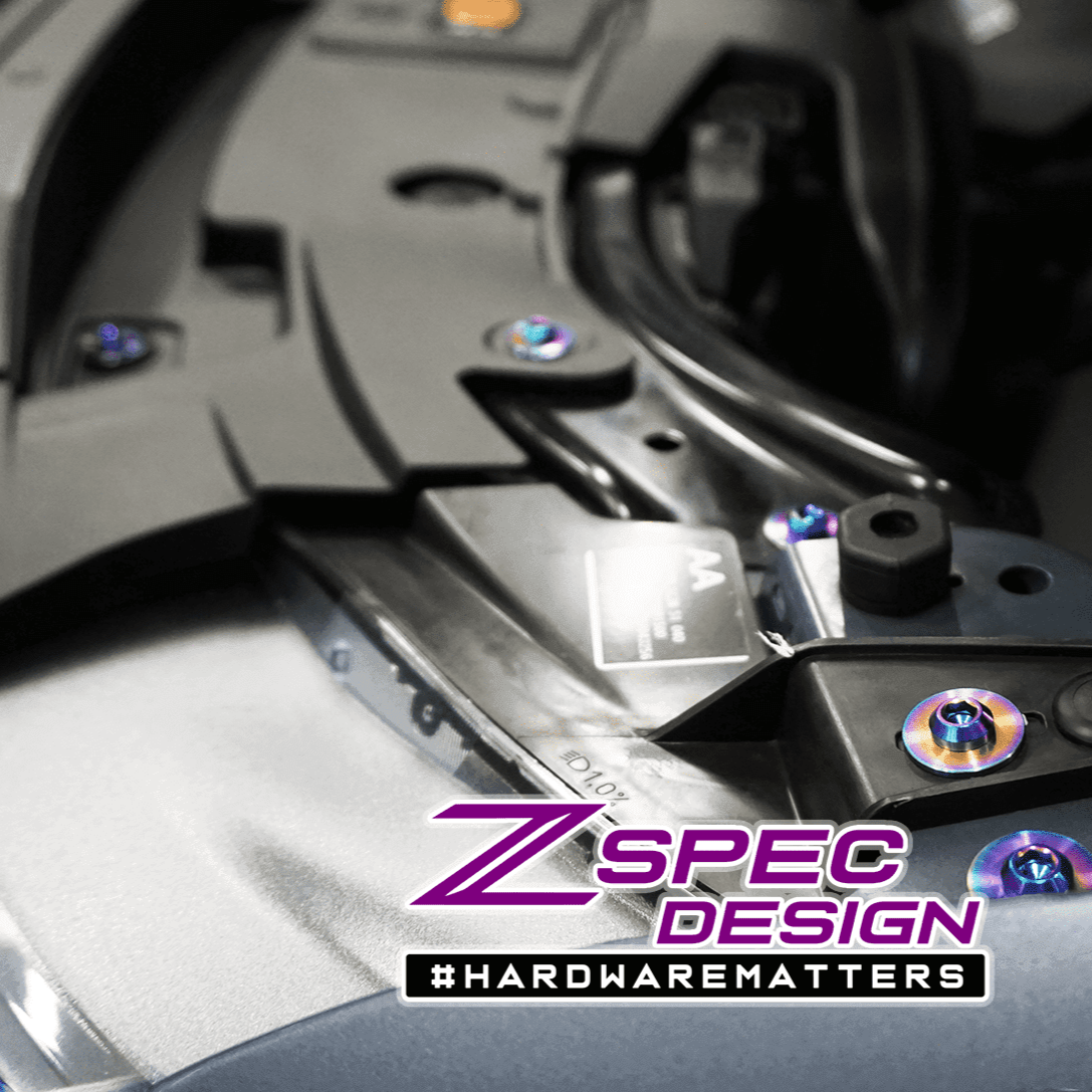 ZSPEC Stage-2 Dress Up Bolts® Fastener Kit for '16-23 Mazda CX-9, Titanium - ZSD-007408-ZSD-007415-ZSD-007422-ZSD-007439-ZSD-007446-  DRIVEN - 6
