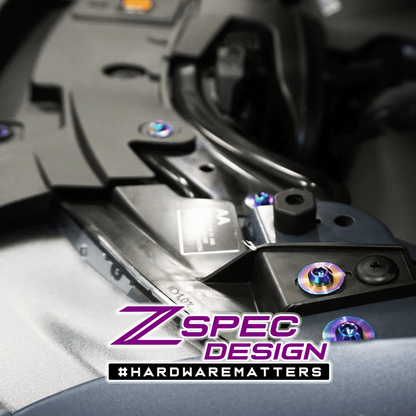 ZSPEC Stage-1 Dress Up Bolts® Fastener Kit for '17-23 Mazda CX-5, Titanium - ZSD-007859-ZSD-007866-ZSD-007873-ZSD-007880-ZSD-007897-  DRIVEN - 12