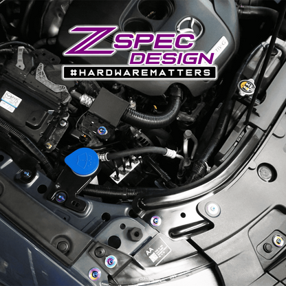 ZSPEC Stage-2 Dress Up Bolts® Fastener Kit for '16-23 Mazda CX-9, Titanium - ZSD-007408-ZSD-007415-ZSD-007422-ZSD-007439-ZSD-007446-  DRIVEN - 11
