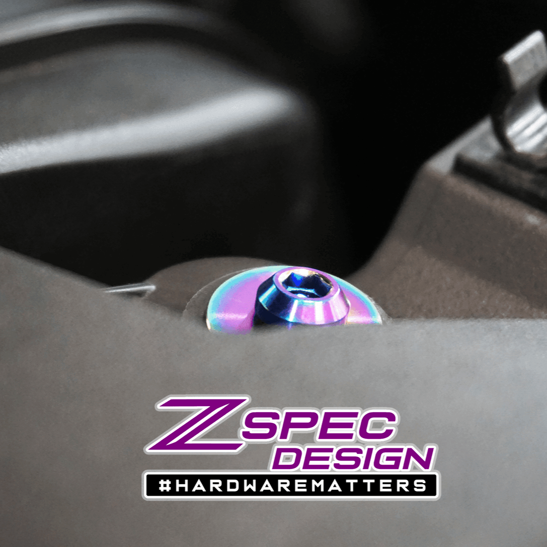 ZSPEC Stage-1 Dress Up Bolts® Fastener Kit for '17-23 Mazda CX-5, Titanium - ZSD-007859-ZSD-007866-ZSD-007873-ZSD-007880-ZSD-007897-  DRIVEN - 16