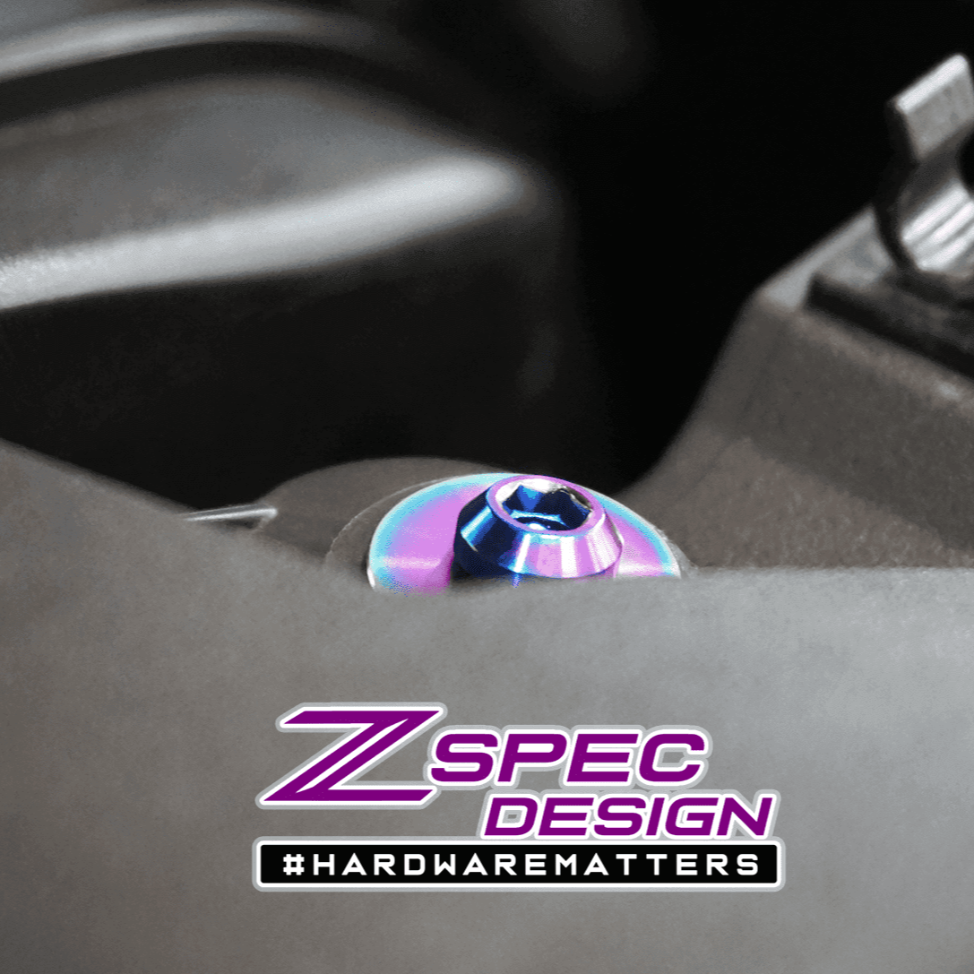 ZSPEC Stage-1 Dress Up Bolts® Fastener Kit for '16-23 Mazda CX-9, Titanium - ZSD-008214-ZSD-008221-ZSD-008238-ZSD-008245-ZSD-008252-  DRIVEN - 5