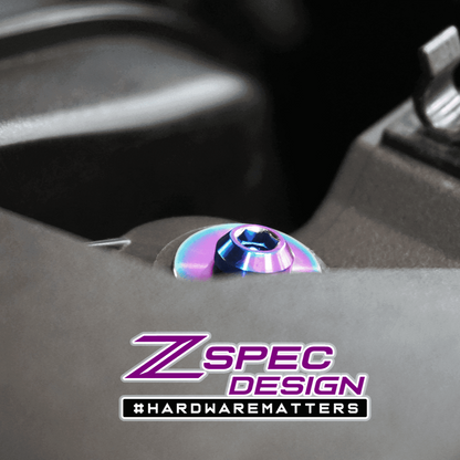 ZSPEC Stage-1 Dress Up Bolts® Fastener Kit for '16-23 Mazda CX-9, Titanium - ZSD-008214-ZSD-008221-ZSD-008238-ZSD-008245-ZSD-008252-  DRIVEN - 5