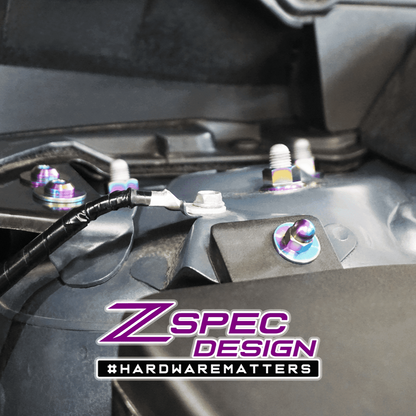 ZSPEC Stage-1 Dress Up Bolts® Fastener Kit for '16-23 Mazda CX-9, Titanium - ZSD-008214-ZSD-008221-ZSD-008238-ZSD-008245-ZSD-008252-  DRIVEN - 18