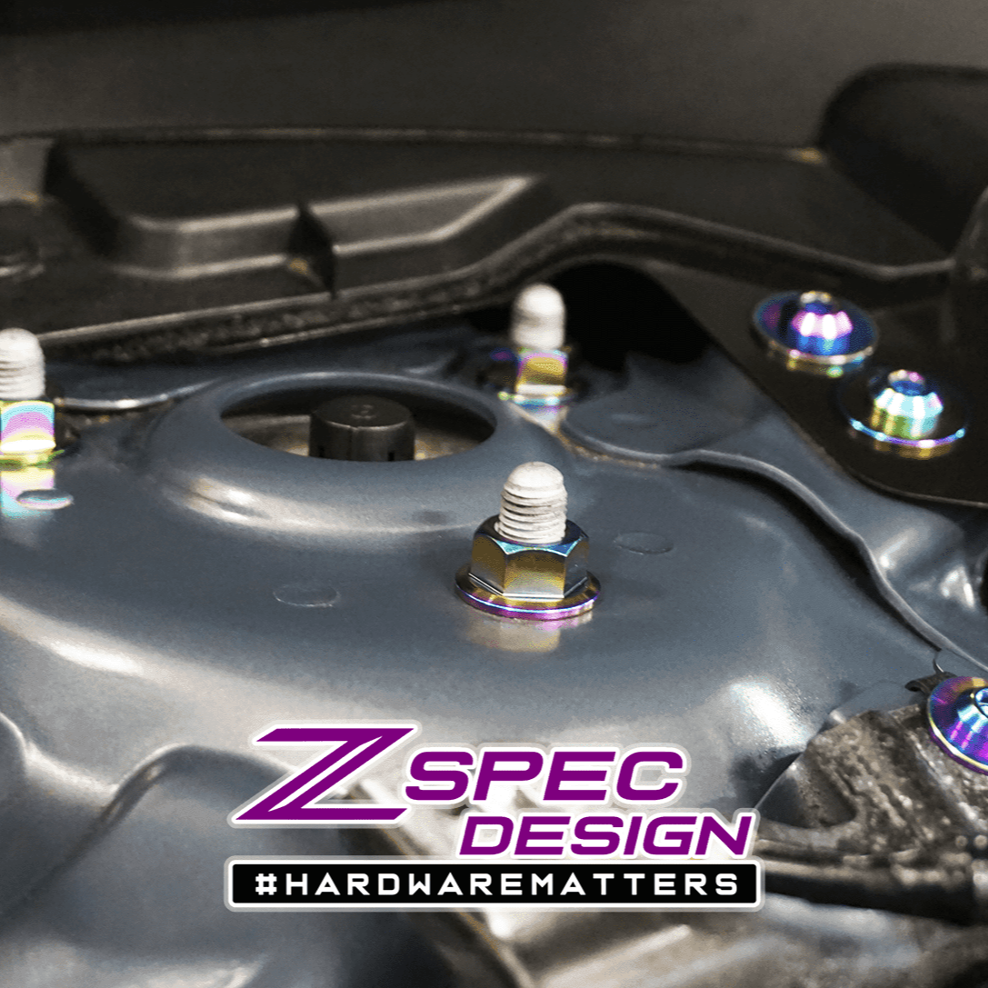 ZSPEC Stage-1 Dress Up Bolts® Fastener Kit for '16-23 Mazda CX-9, Titanium - ZSD-008214-ZSD-008221-ZSD-008238-ZSD-008245-ZSD-008252-  DRIVEN - 20