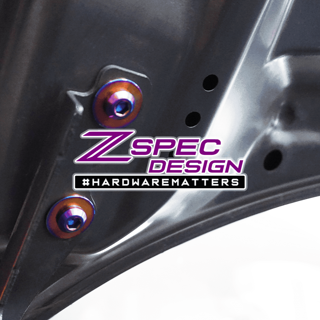 ZSPEC Stage-2 Dress Up Bolts® Fastener Kit for '16-23 Mazda CX-9, Titanium - ZSD-007408-ZSD-007415-ZSD-007422-ZSD-007439-ZSD-007446-  DRIVEN - 16