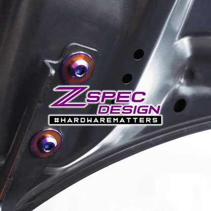 ZSPEC Stage-2 Dress Up Bolts® Fastener Kit for '16-23 Mazda CX-9, Titanium - ZSD-007408-ZSD-007415-ZSD-007422-ZSD-007439-ZSD-007446-  DRIVEN - 16