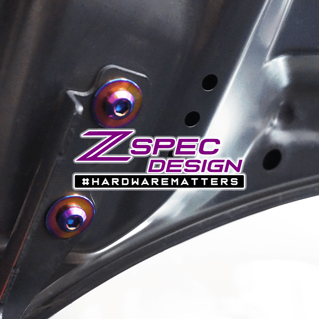 ZSPEC Stage-2 Dress Up Bolts® Fastener Kit for '17-23 Mazda CX-5, Titanium - ZSD-007460-ZSD-007477-ZSD-007484-ZSD-007491-ZSD-007507-  DRIVEN - 20