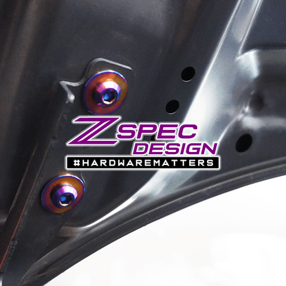 ZSPEC Stage-2 Dress Up Bolts® Fastener Kit for '17-23 Mazda CX-5, Titanium - ZSD-007460-ZSD-007477-ZSD-007484-ZSD-007491-ZSD-007507-  DRIVEN - 20