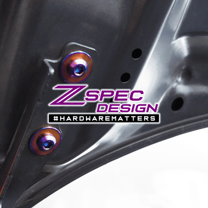 ZSPEC Stage-1 Dress Up Bolts® Fastener Kit for '16-23 Mazda CX-9, Titanium - ZSD-008214-ZSD-008221-ZSD-008238-ZSD-008245-ZSD-008252-  DRIVEN - 17