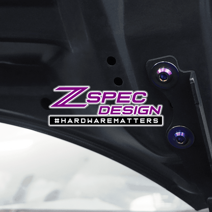 ZSPEC Stage-1 Dress Up Bolts® Fastener Kit for '16-23 Mazda CX-9, Titanium - ZSD-008214-ZSD-008221-ZSD-008238-ZSD-008245-ZSD-008252-  DRIVEN - 23