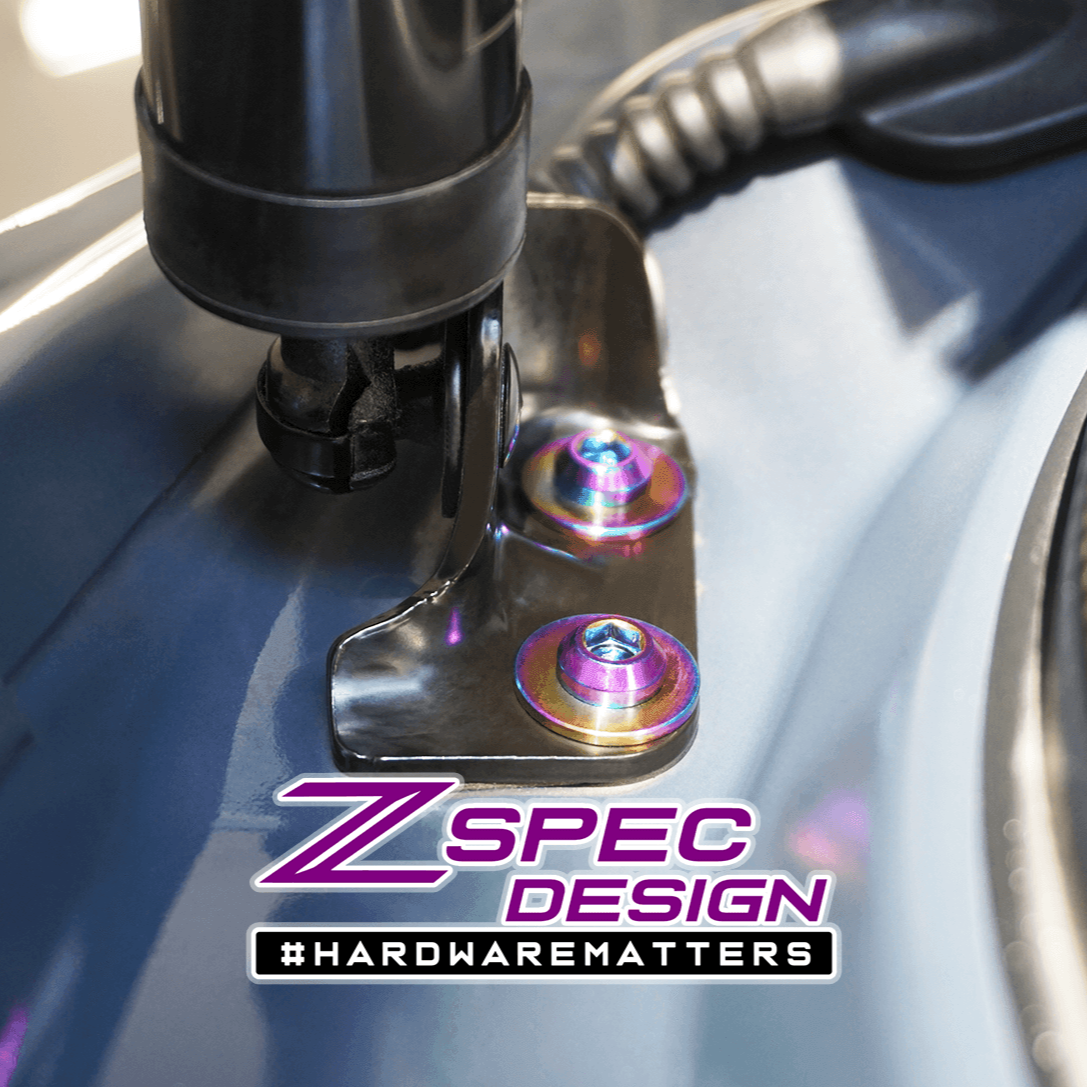 ZSPEC Stage-2 Dress Up Bolts® Fastener Kit for '17-23 Mazda CX-5, Titanium - ZSD-007460-ZSD-007477-ZSD-007484-ZSD-007491-ZSD-007507-  DRIVEN - 25