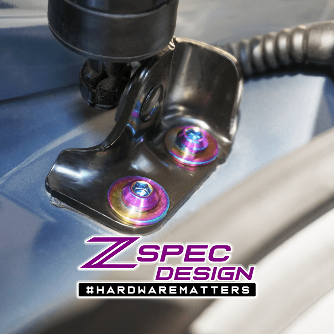 ZSPEC Stage-2 Dress Up Bolts® Fastener Kit for '17-23 Mazda CX-5, Titanium - ZSD-007460-ZSD-007477-ZSD-007484-ZSD-007491-ZSD-007507-  DRIVEN - 26