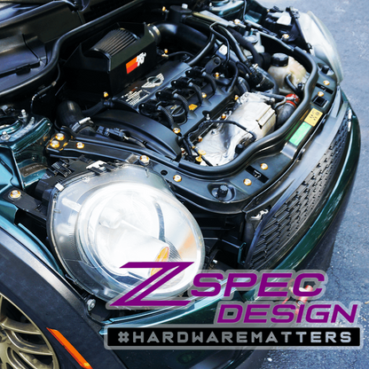 ZSPEC Stage-3 Dress Up Bolts® Fastener Kit for '06-13 Mini R56 Hatch/Hard-Top, Stainless & Billet - ZSD-570636-ZSD-570643-ZSD-570650-ZSD-570667-ZSD-570674-  DRIVEN - 4