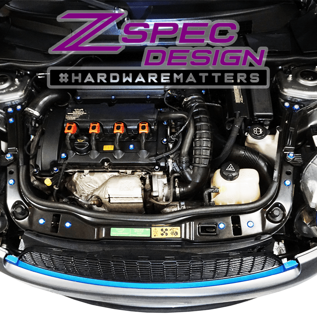 ZSPEC Stage-3 Dress Up Bolts® Fastener Kit for '07-14 Mini Clubman R55, Stainless & Billet - ZSD-571435-ZSD-571442-ZSD-571459-ZSD-571466-ZSD-571473-  DRIVEN - 6