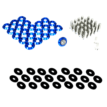 ZSPEC Fenders/Top-of-Bumper/Headlights Fasteners for 07-13 Mitsubishi Lancer EVO X 10, Stainless & Billet - ZSD-379567-ZSD-379574-ZSD-379581-ZSD-379598-ZSD-379604-  DRIVEN - 3