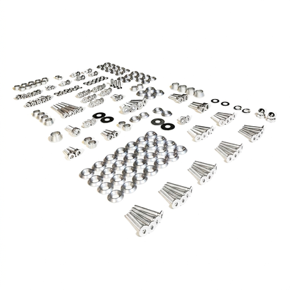 ZSPEC Stage-3 Dress Up Bolts® Fastener Kit for 05-10 Ford Mustang 4.6L S197, Stainless & Billet - ZSD-190605-  DRIVEN - 19