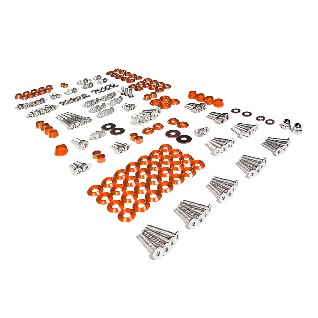 ZSPEC Stage-3 Dress Up Bolts® Fastener Kit for 05-10 Ford Mustang 4.6L S197, Stainless & Billet - ZSD-190735-  DRIVEN - 27