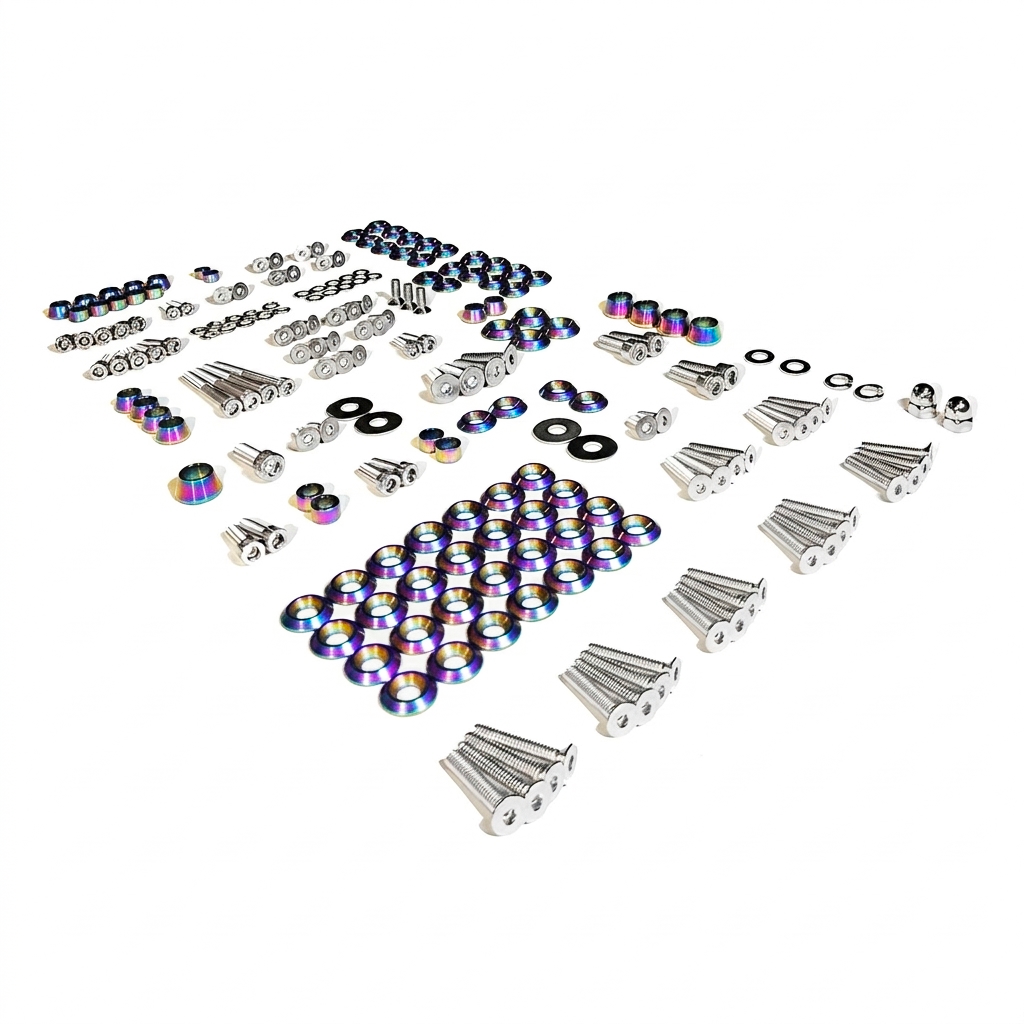 ZSPEC Stage-3 Dress Up Bolts® Fastener Kit for 05-10 Ford Mustang 4.6L S197, Stainless & Billet - ZSD-190704-  DRIVEN - 29