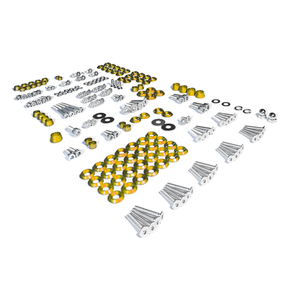 ZSPEC Stage-3 Dress Up Bolts® Fastener Kit for 05-10 Ford Mustang 4.6L S197, Stainless & Billet - ZSD-190636-  DRIVEN - 30