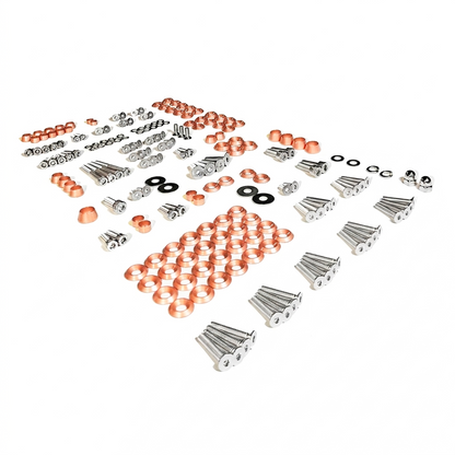 ZSPEC Stage-3 Dress Up Bolts® Fastener Kit for 05-10 Ford Mustang 4.6L S197, Stainless & Billet