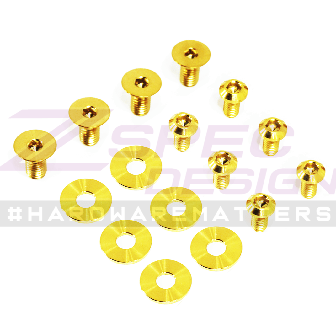 ZSPEC Dress Up Bolts® Fastener Kit, Door Jams Area for Nissan Frontier D41, Titanium - ZSD-201059-ZSD-201066-ZSD-201073-ZSD-201080-ZSD-201097-  DRIVEN - 6