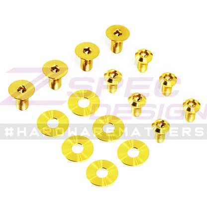 ZSPEC Dress Up Bolts® Fastener Kit, Door Jams Area for Nissan Frontier D41, Titanium - ZSD-201059-ZSD-201066-ZSD-201073-ZSD-201080-ZSD-201097-  DRIVEN - 6