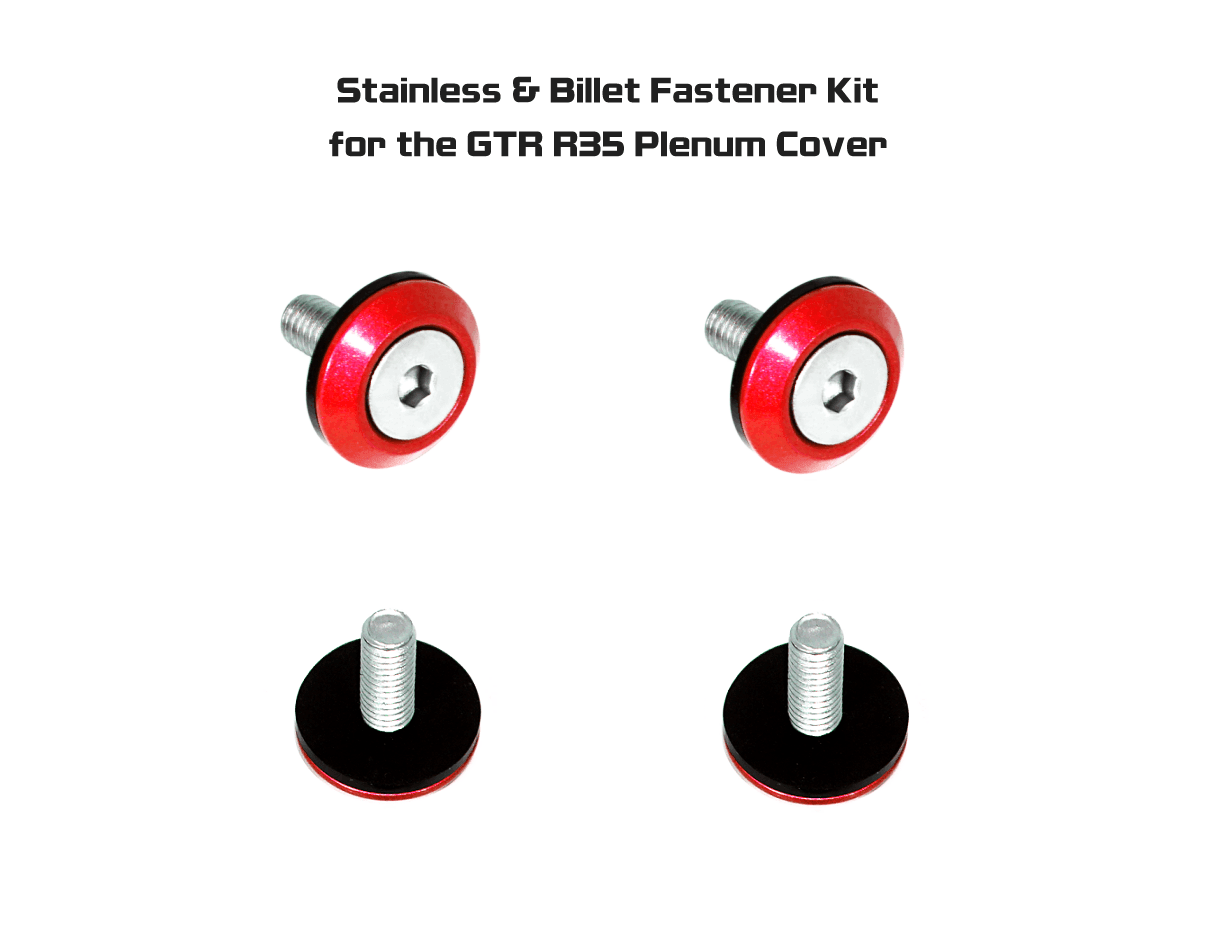 ZSPEC Plenum Cover Fasteners for Nissan Skyline GT-R/GTR R35, Stainless & Billet - ZSD-380310-ZSD-380327-ZSD-380334-ZSD-380341-ZSD-380358-  DRIVEN - 5