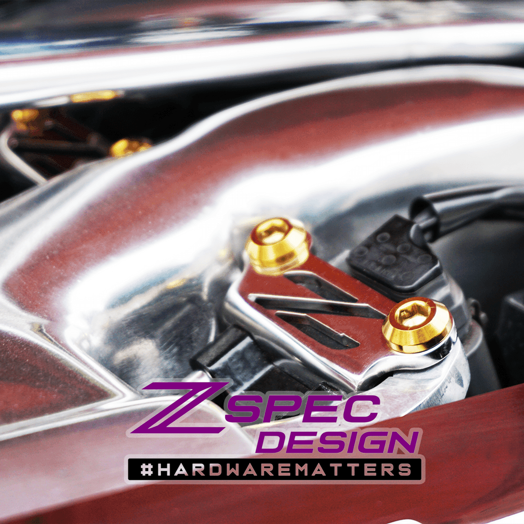 ZSPEC Coil Brackets Dress Up Bolts® Fastener Kit for 300zx Z32, Titanium - ZSD-191107-ZSD-191114-ZSD-191121-ZSD-191138-ZSD-191145-  DRIVEN - 5