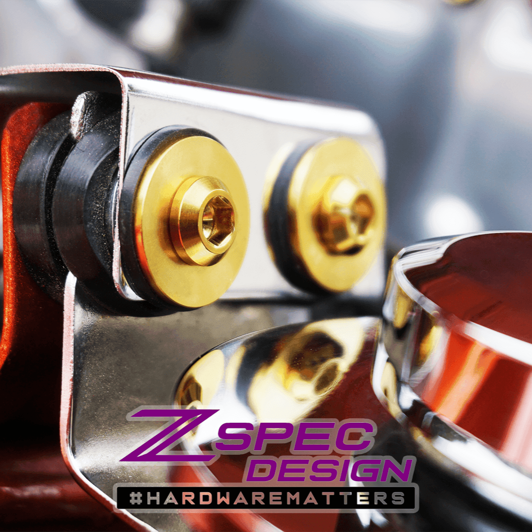 ZSPEC Stage-2 Dress Up Bolts® Hardware Kit for Nissan 300zx Z32, Titanium - ZSD-200694-ZSD-200700-ZSD-200717-ZSD-200724-ZSD-200731-  DRIVEN - 3