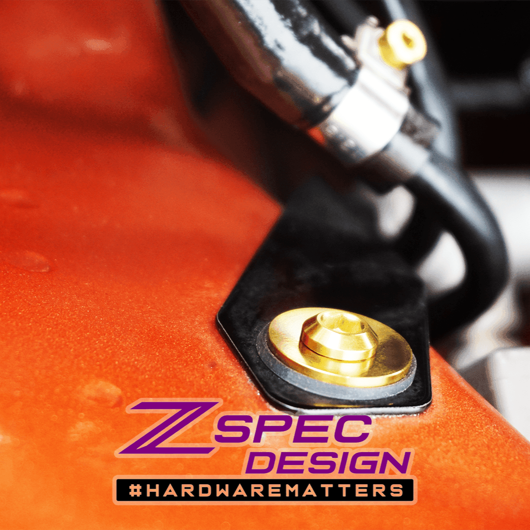 ZSPEC Stage-2 Dress Up Bolts® Hardware Kit for Nissan 300zx Z32, Titanium - ZSD-200694-ZSD-200700-ZSD-200717-ZSD-200724-ZSD-200731-  DRIVEN - 14