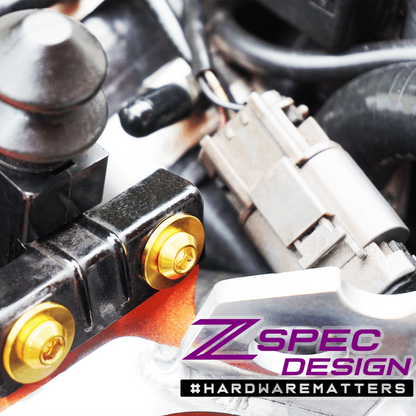 ZSPEC Stage-1 Dress Up Bolts® Hardware Kit for Nissan 300zx Z32, Titanium - ZSD-390142-ZSD-390159-ZSD-390166-ZSD-390173-ZSD-390180-  DRIVEN - 16