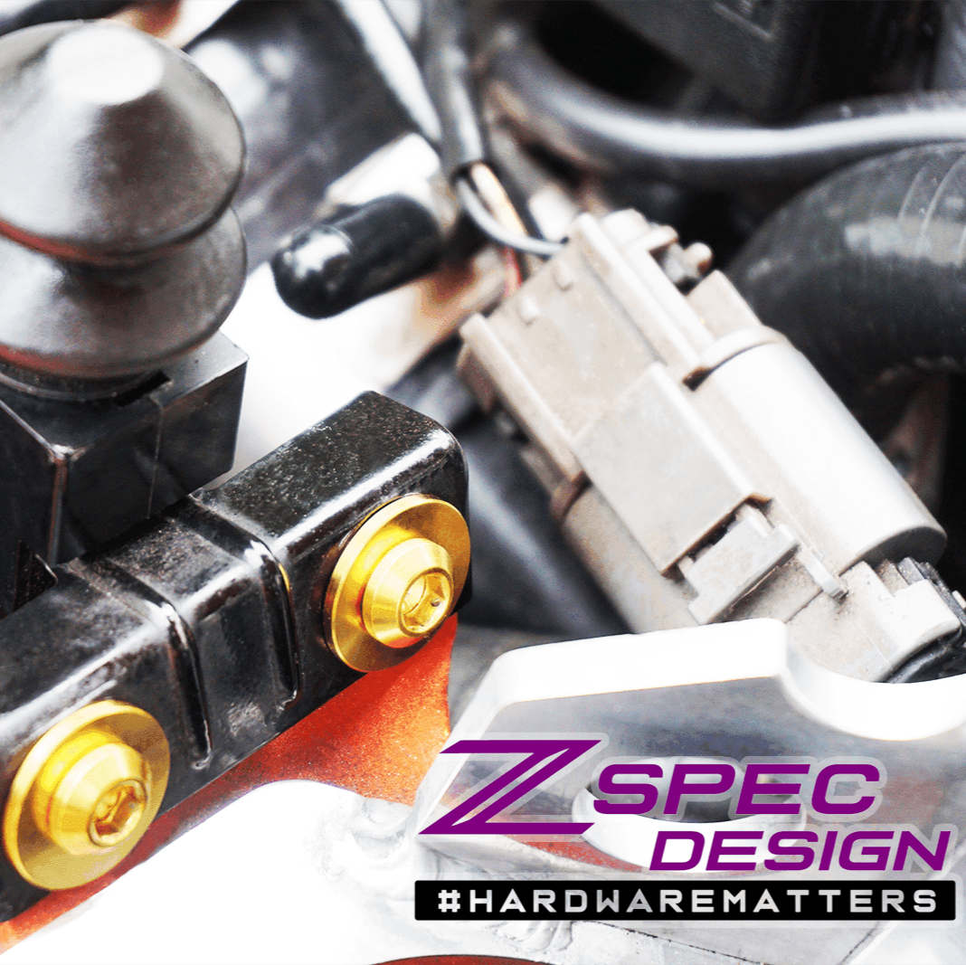 ZSPEC Stage-2 Dress Up Bolts® Hardware Kit for Nissan 300zx Z32, Titanium - ZSD-200694-ZSD-200700-ZSD-200717-ZSD-200724-ZSD-200731-  DRIVEN - 15