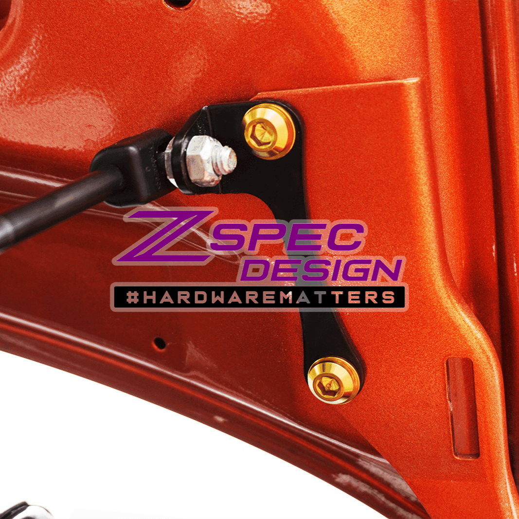 ZSPEC Hood Dress Up Bolts® Fastener Kit for Nissan Z32 300zx, Titanium - ZSD-390968-ZSD-390975-ZSD-390982-ZSD-390999-ZSD-391002-  DRIVEN - 6