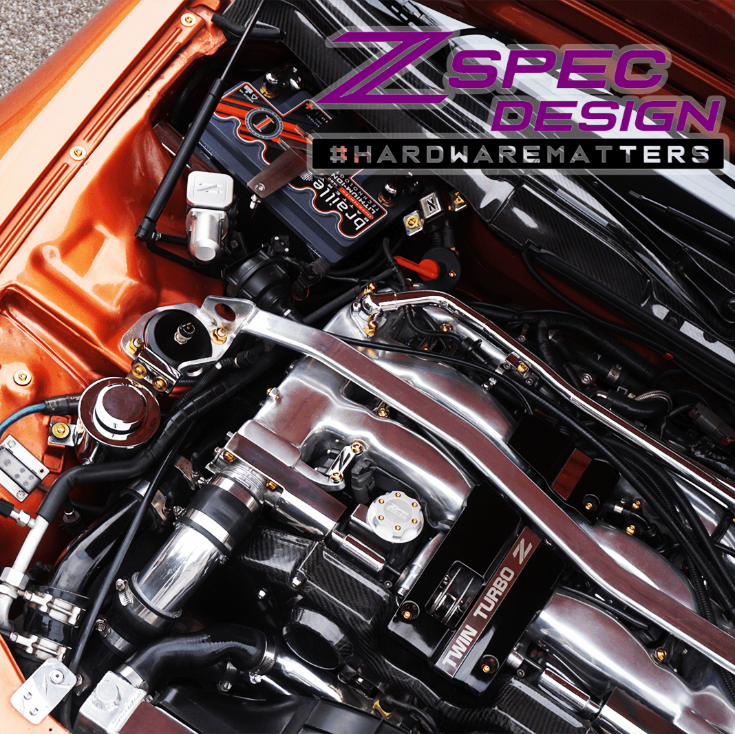 ZSPEC Stage-1 Dress Up Bolts® Hardware Kit for Nissan 300zx Z32, Titanium - ZSD-390142-ZSD-390159-ZSD-390166-ZSD-390173-ZSD-390180-  DRIVEN - 12