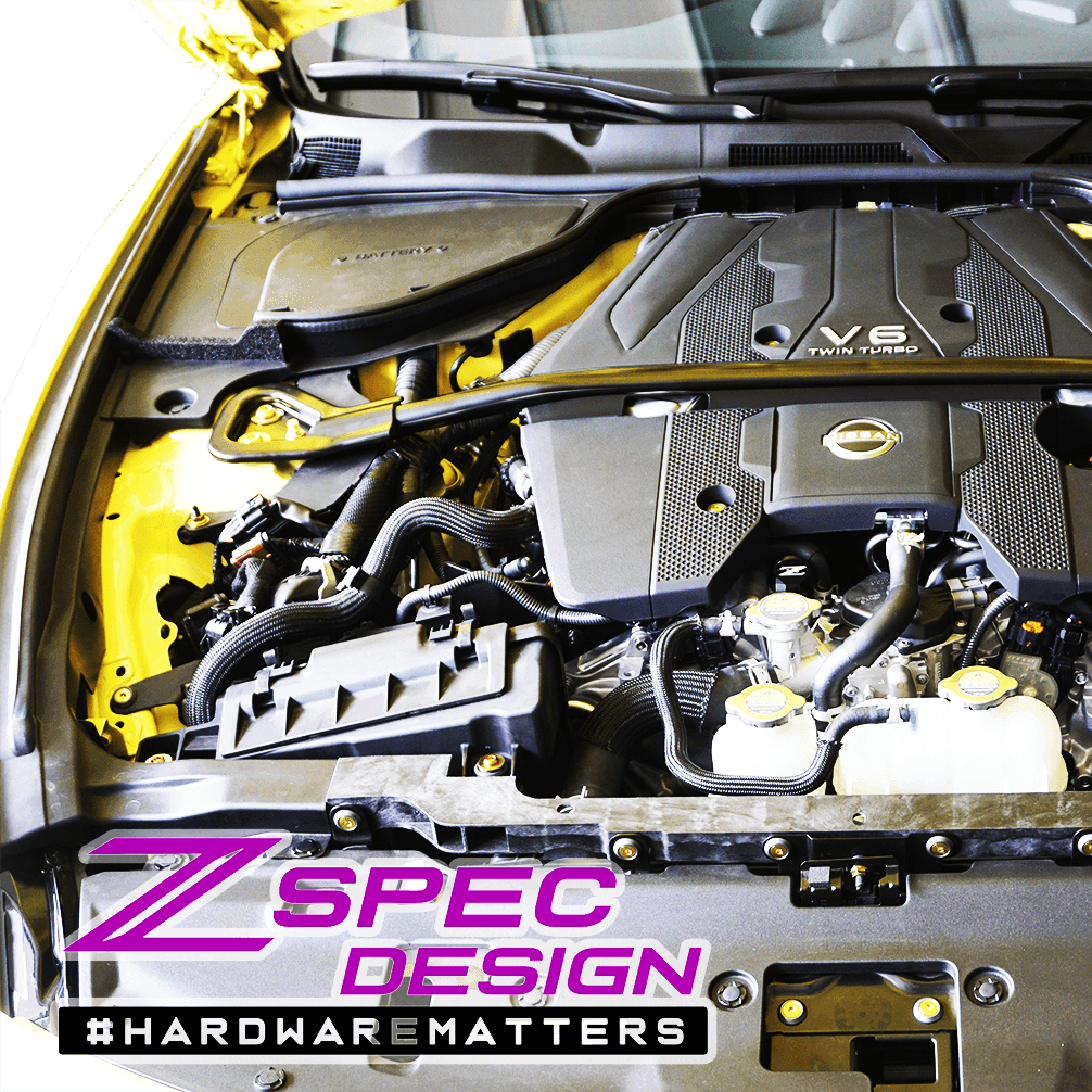 ZSPEC Stage-1 Dress Up Bolts® Hardware Kit for Nissan Z RZ34, Titanium & Billet - ZSD-389825-ZSD-389832-ZSD-389849-ZSD-389856-ZSD-389863-  DRIVEN - 3