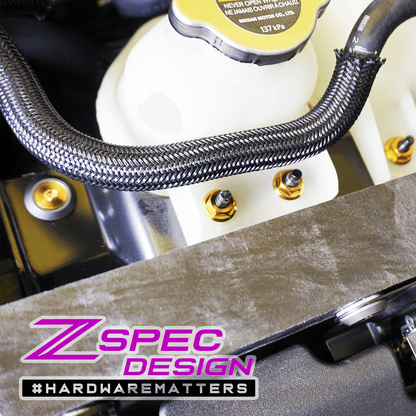 ZSPEC Stage-1 Dress Up Bolts® Hardware Kit for Nissan Z RZ34, Titanium & Billet - ZSD-389825-ZSD-389832-ZSD-389849-ZSD-389856-ZSD-389863-  DRIVEN - 9