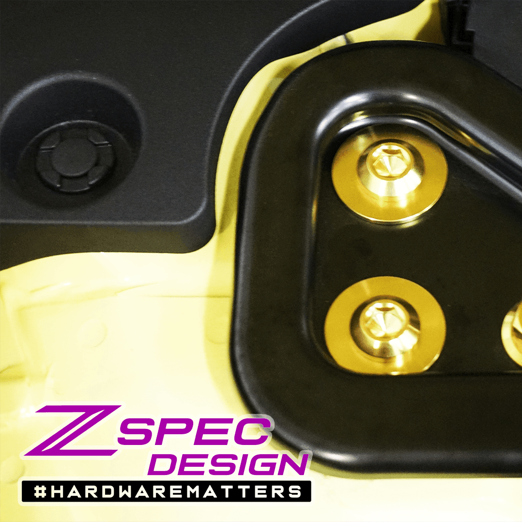 ZSPEC Stage-1 Dress Up Bolts® Hardware Kit for Nissan Z RZ34, Titanium & Billet - ZSD-389825-ZSD-389832-ZSD-389849-ZSD-389856-ZSD-389863-  DRIVEN - 6