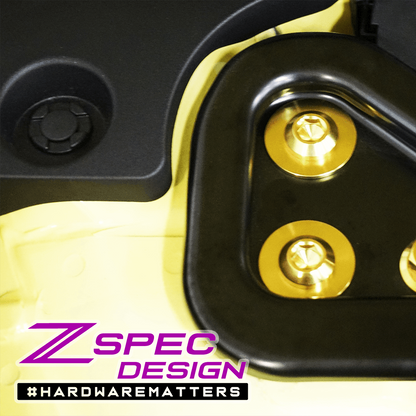 ZSPEC Stage-1 Dress Up Bolts® Hardware Kit for Nissan Z RZ34, Titanium & Billet - ZSD-389825-ZSD-389832-ZSD-389849-ZSD-389856-ZSD-389863-  DRIVEN - 6