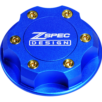 ZSPEC Billet Oil Filler Cap for Nissan/Infiniti/Datsun, Blue Cap w/ Titanium Accents - ZSD-386893-ZSD-386909-ZSD-386916-ZSD-386923-ZSD-386930-  DRIVEN - 5