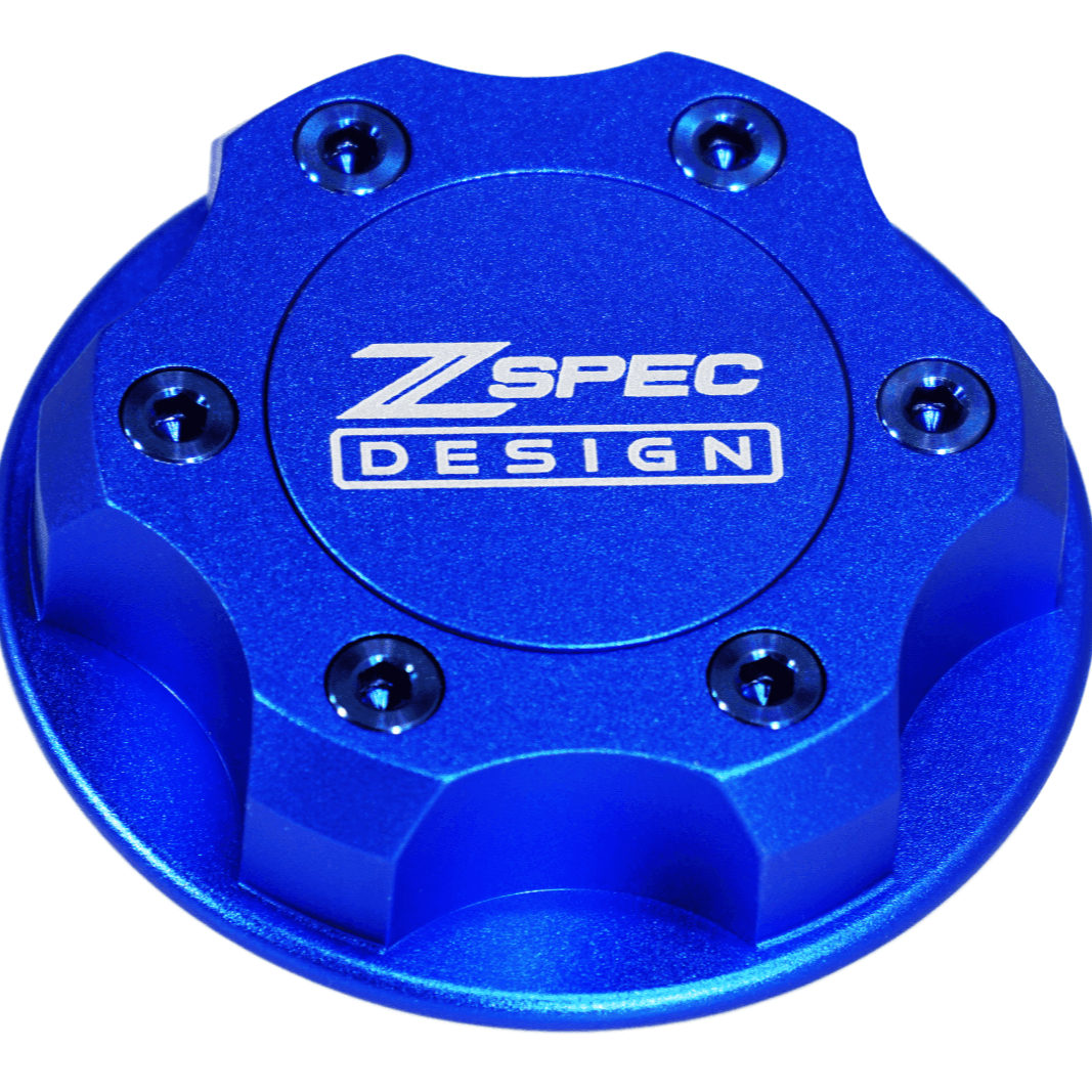 ZSPEC Billet Oil Filler Cap for Nissan/Infiniti/Datsun, Blue Cap w/ Titanium Accents - ZSD-386893-ZSD-386909-ZSD-386916-ZSD-386923-ZSD-386930-  DRIVEN - 7
