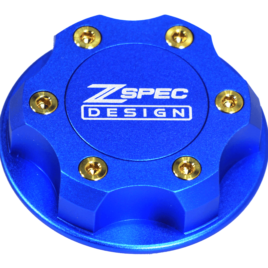 ZSPEC Billet Oil Filler Cap for Nissan/Infiniti/Datsun, Blue Cap w/ Titanium Accents - ZSD-386893-ZSD-386909-ZSD-386916-ZSD-386923-ZSD-386930-  DRIVEN - 8