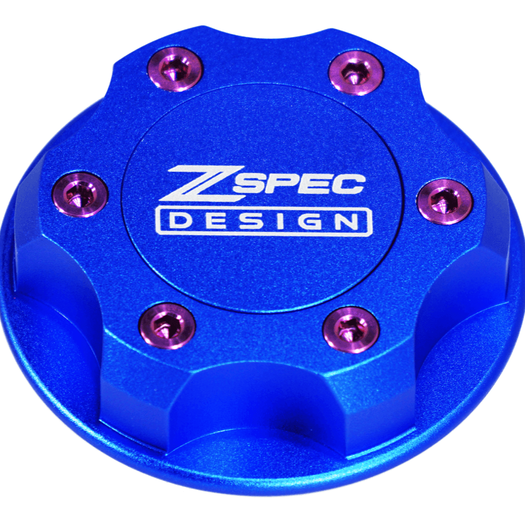 ZSPEC Billet Oil Filler Cap for Nissan/Infiniti/Datsun, Blue Cap w/ Titanium Accents - ZSD-386893-ZSD-386909-ZSD-386916-ZSD-386923-ZSD-386930-  DRIVEN - 10